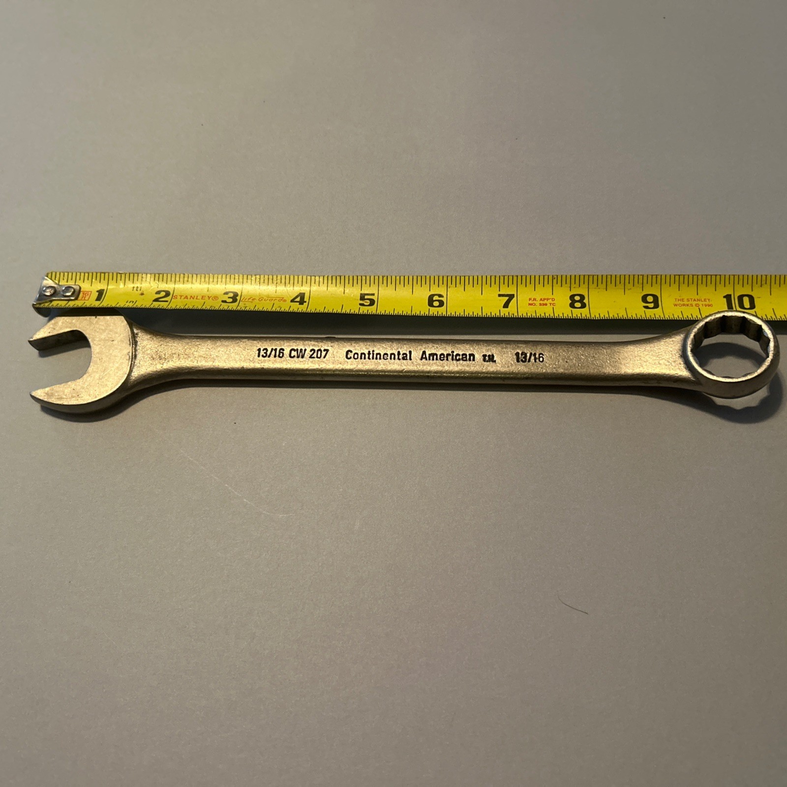 Continental American Peerless West Germany 13/16” Combination Wrench CW207