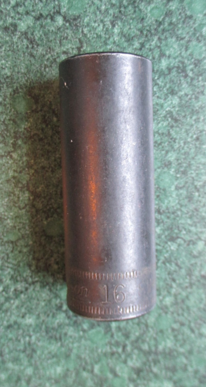 Snap-On Tools Deep Impact Socket SIMFM16 16mm 3/8″ Drive 6 Point