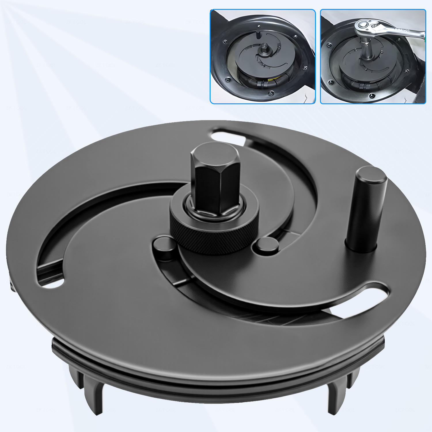 Adjustable Fuel Pump Cover 3 Jaws Fuel Tank LID Wrench Removal Tool 89mm-170mm