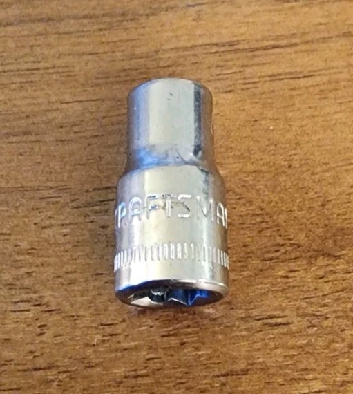Craftsman 6mm Socket 6 Point 1/4″ S-AD 43502