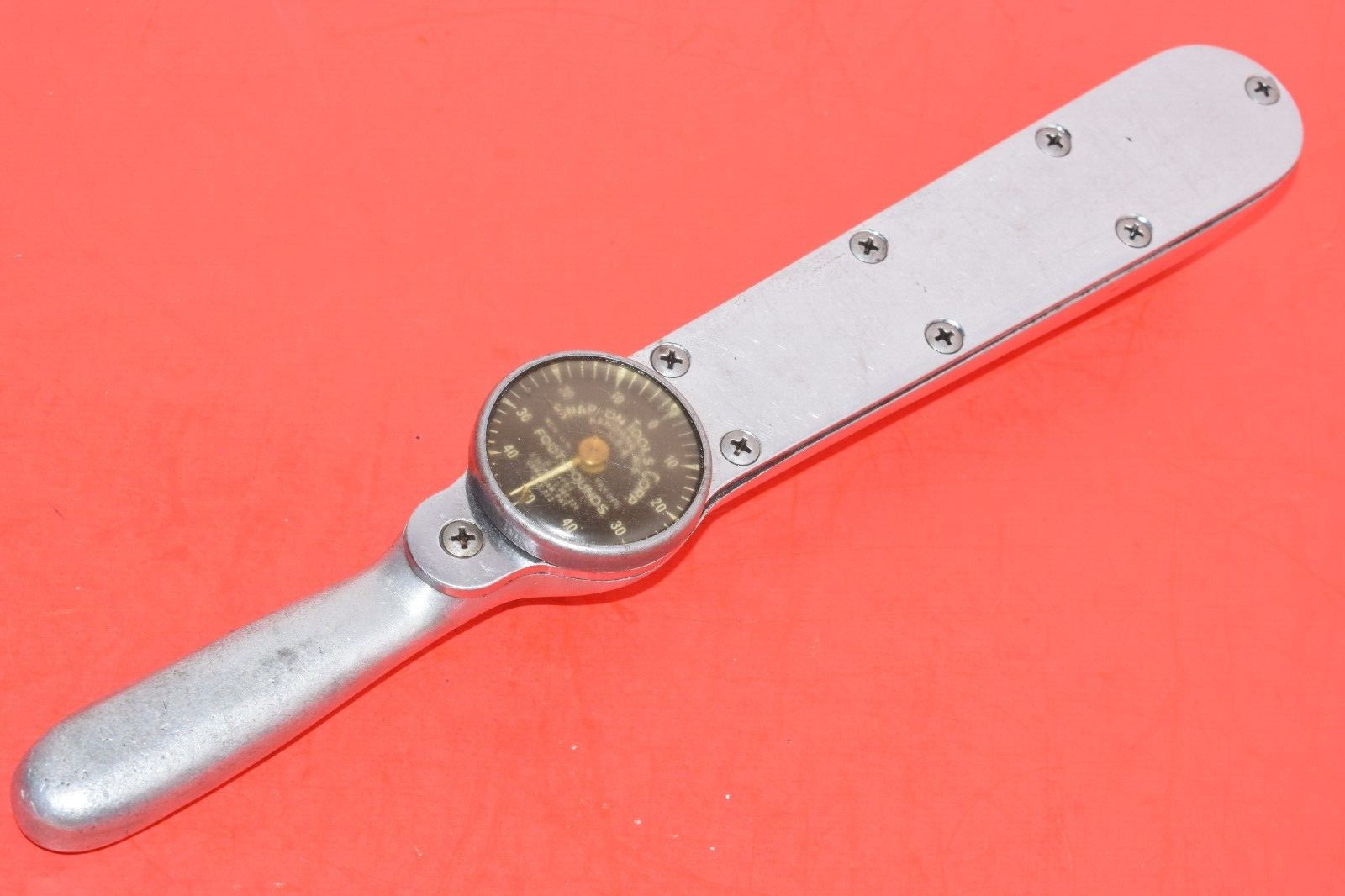 Snap-On 3/8” Drive Adjustable 50 ft/lbs Follow-Up Torque Wrench Torqometer
