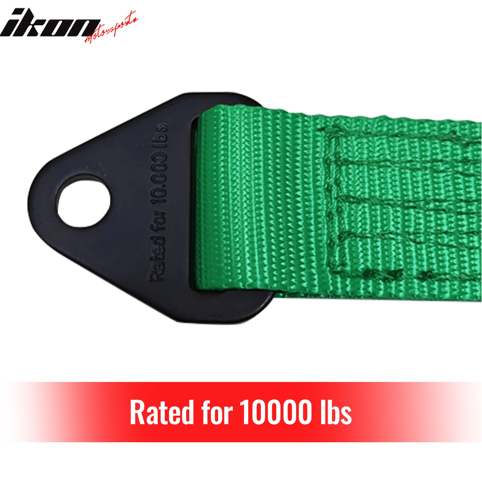 10″ Green 10000lbs Racing Limit Straps Shock Suspension Travel 4 Layers Webbing