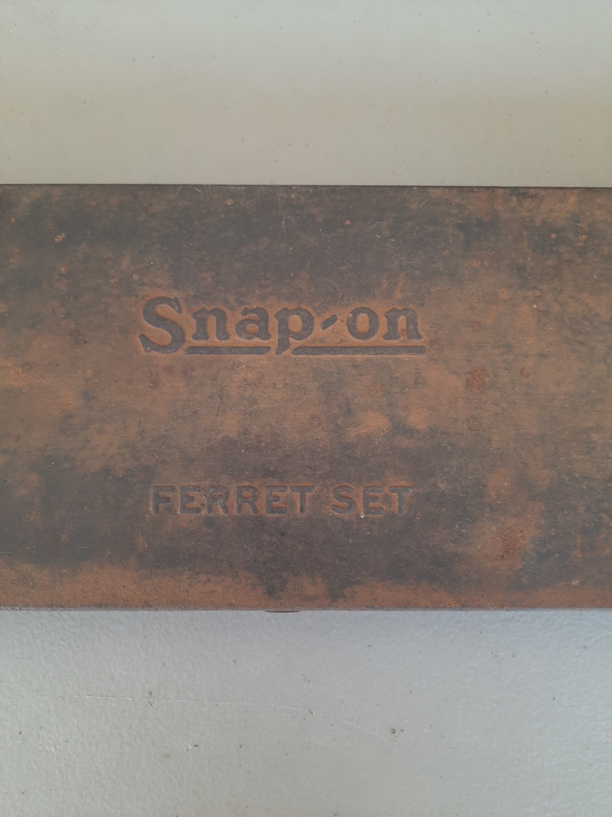 VINTAGE Ferret Set Snap On Underlined Box and Pieces Shown F-70N Ratchet