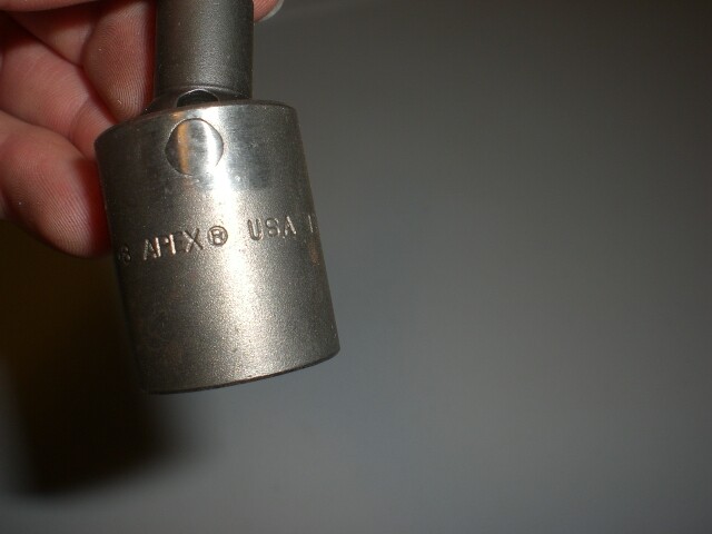 Vintage Dayton Apex 17mm Short Extension Swivel Socket 1/2″ Drive 6 Pt USA MADE