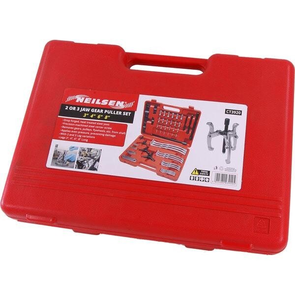 Gear Puller Set 2, 3 Jaw 75 – 200mm Set ( 3″ 4″ 6″ 8″) (Genuine Neilsen CT3920)