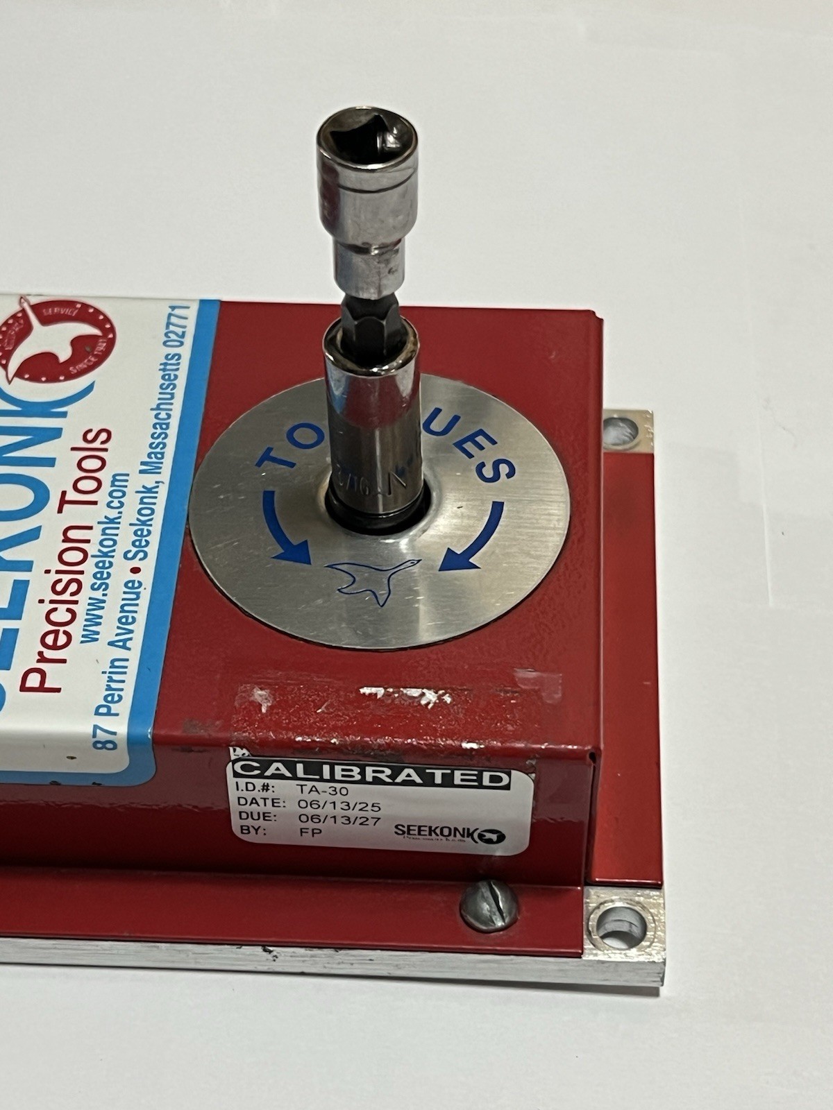 Seekonk TA-30 Torque Analyzer Gauge Precision Tool 1/4 Drive 0-30 Inch/Pounds