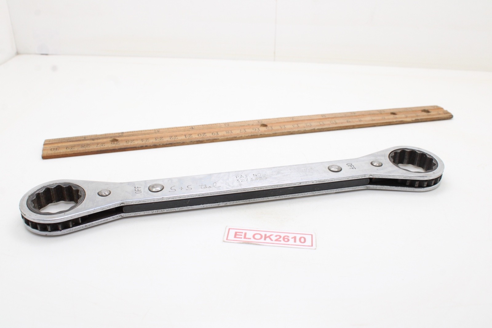 Snap-on R-2830 7/8″ × 15/16″ 12 Point SAE Ratchet Wrench 9.75″ USA