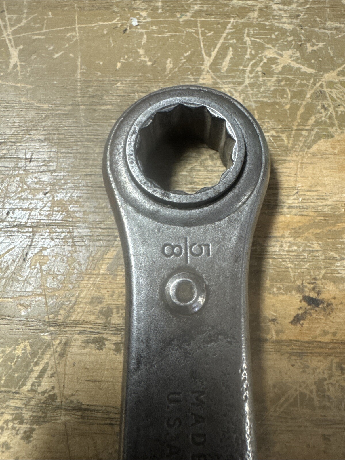 Vintage USA Craftsman 5/8″ x 3/4″ Stubby Double End Box Wrench 12 Point 22JS2414
