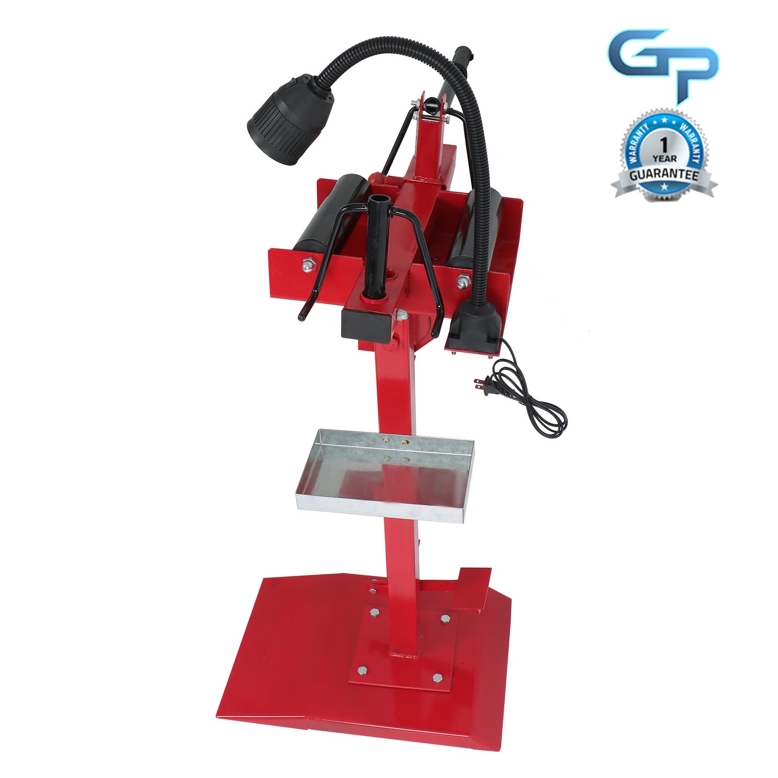 Heavy Duty Manual Car Tire Spreader Tire Changer Repair Tires Tool & Led Light