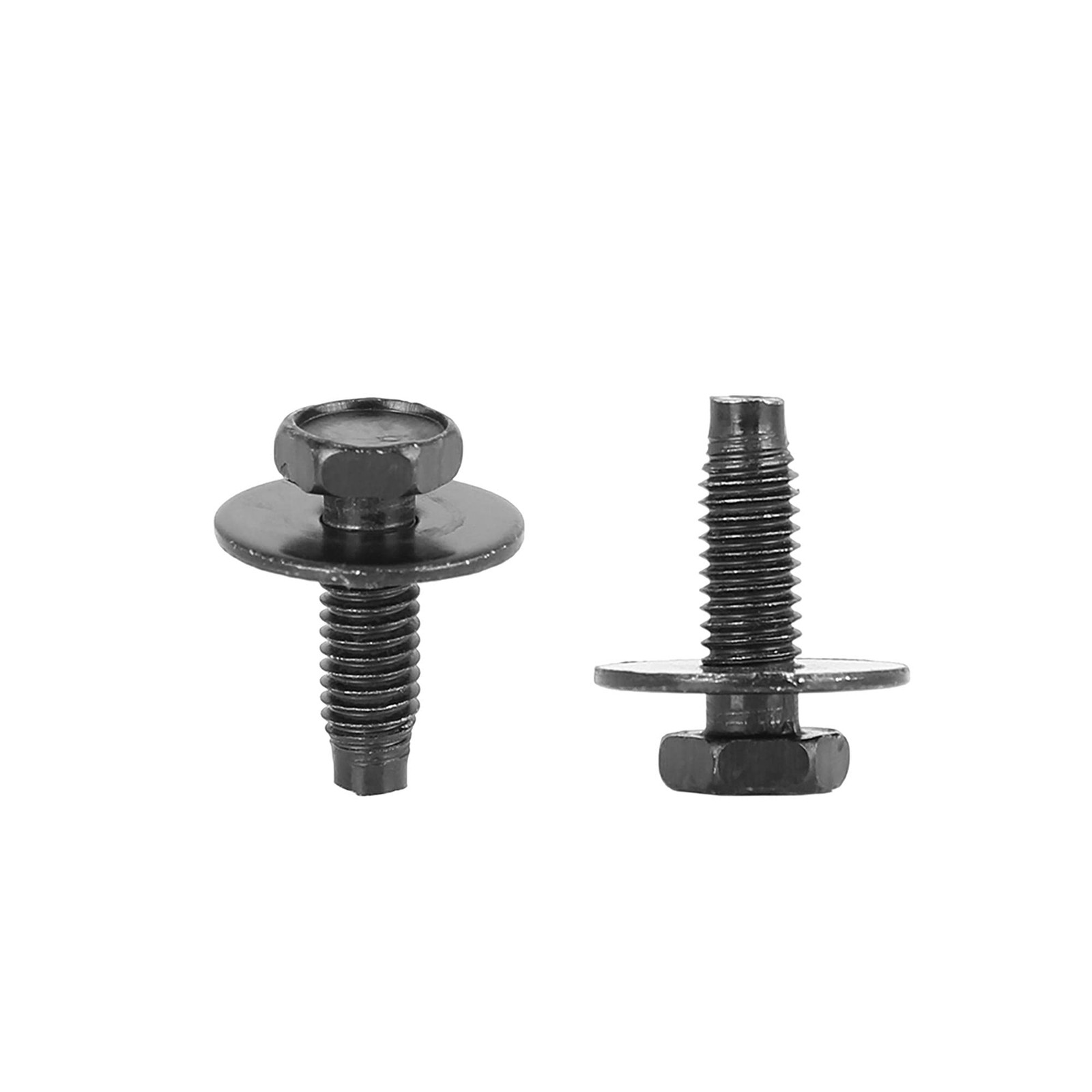 X AUTOHAUX 24pcs Engine Undertray Clips Screws Under Cover Splashguard Black