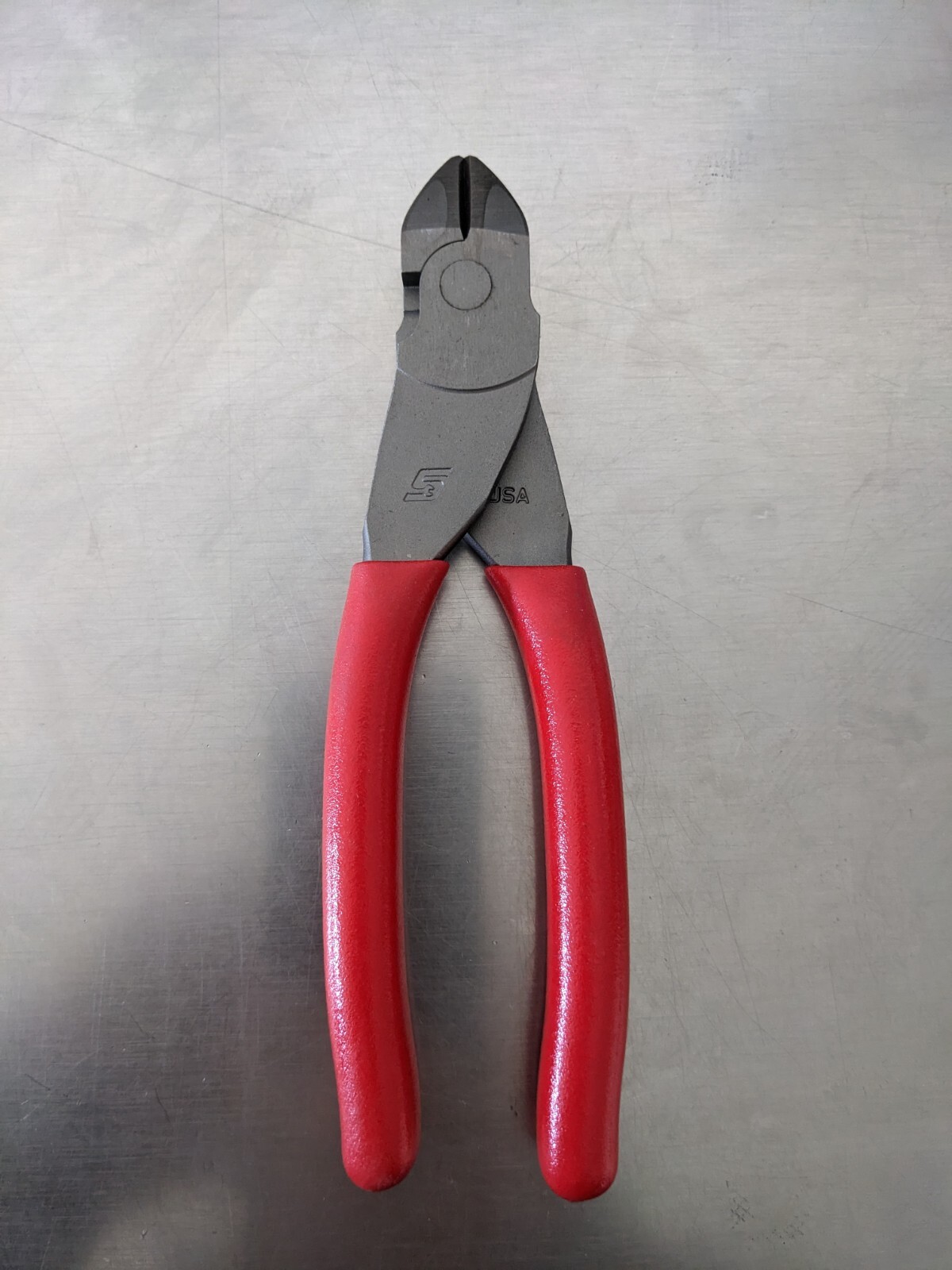 Snap On 7″ Vector Edge Soft Grip Red Handled Diagonal Cutting Pliers 87ACF