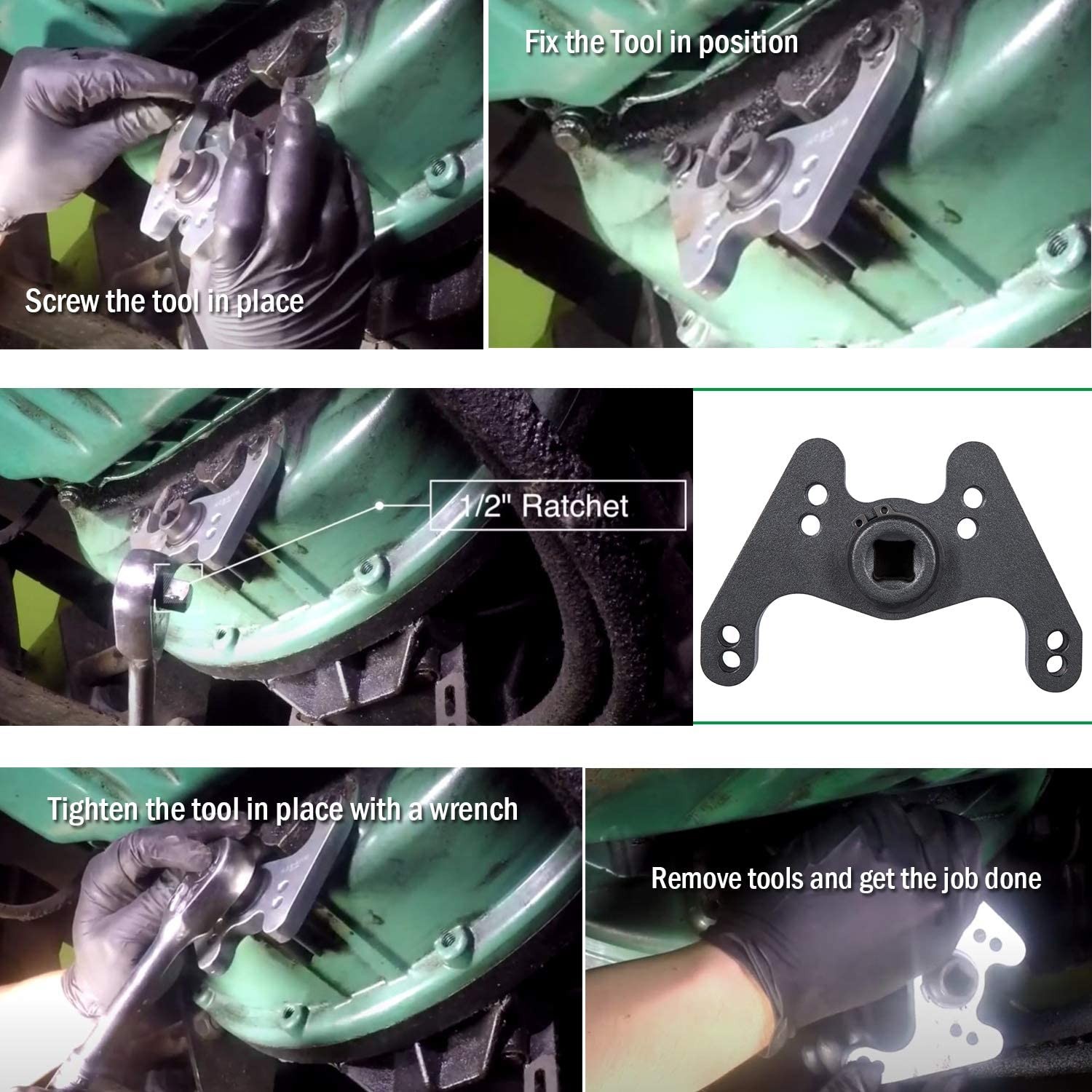 Engine Barring Flywheel Turning Tool For Volvo Mack 1998-2018 D11/12/13/16 MP7/8