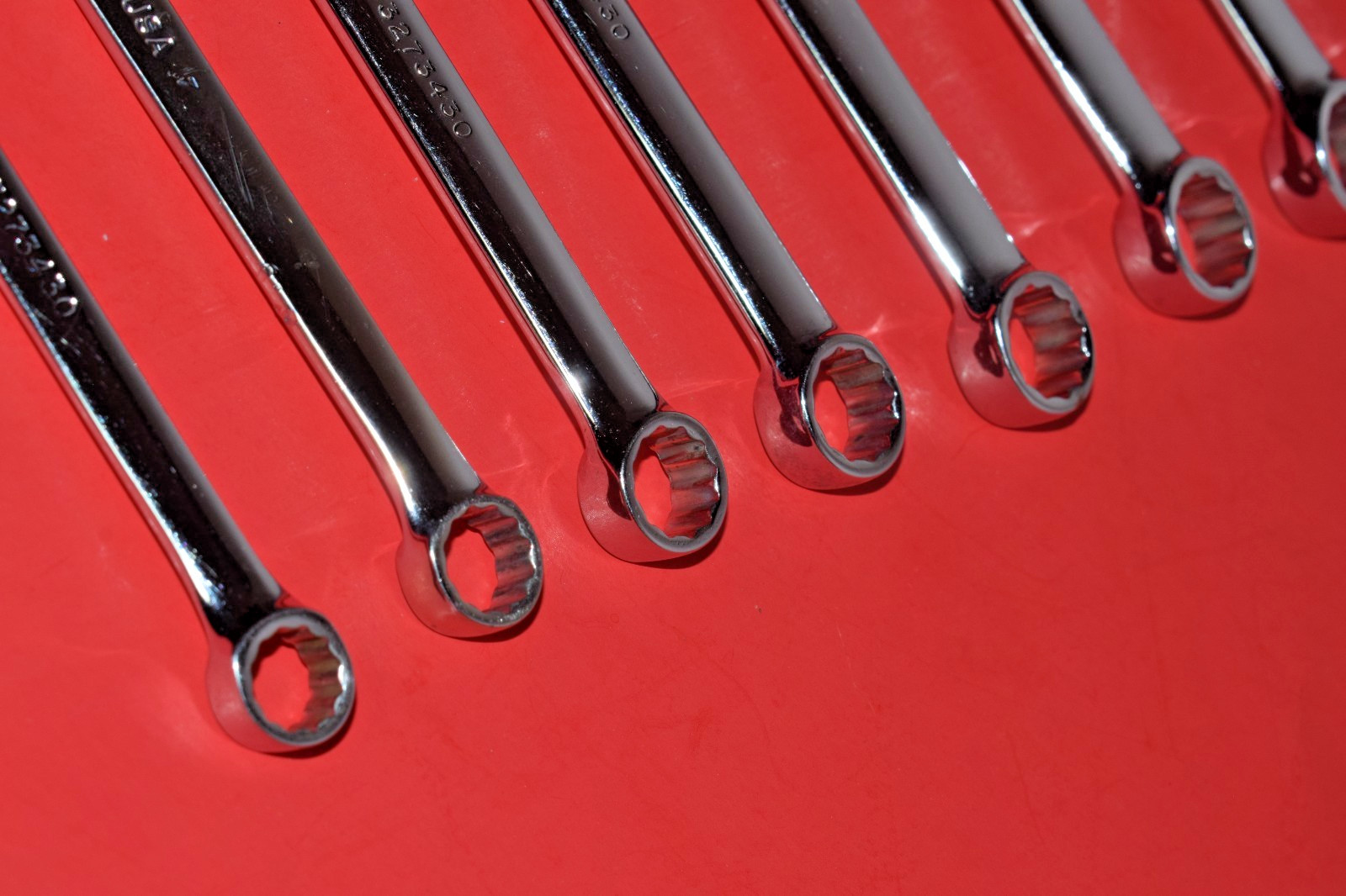 NICE Snap-On 12pc Metric 12 Point Flank Drive Combination Wrench Set 10 – 21mm