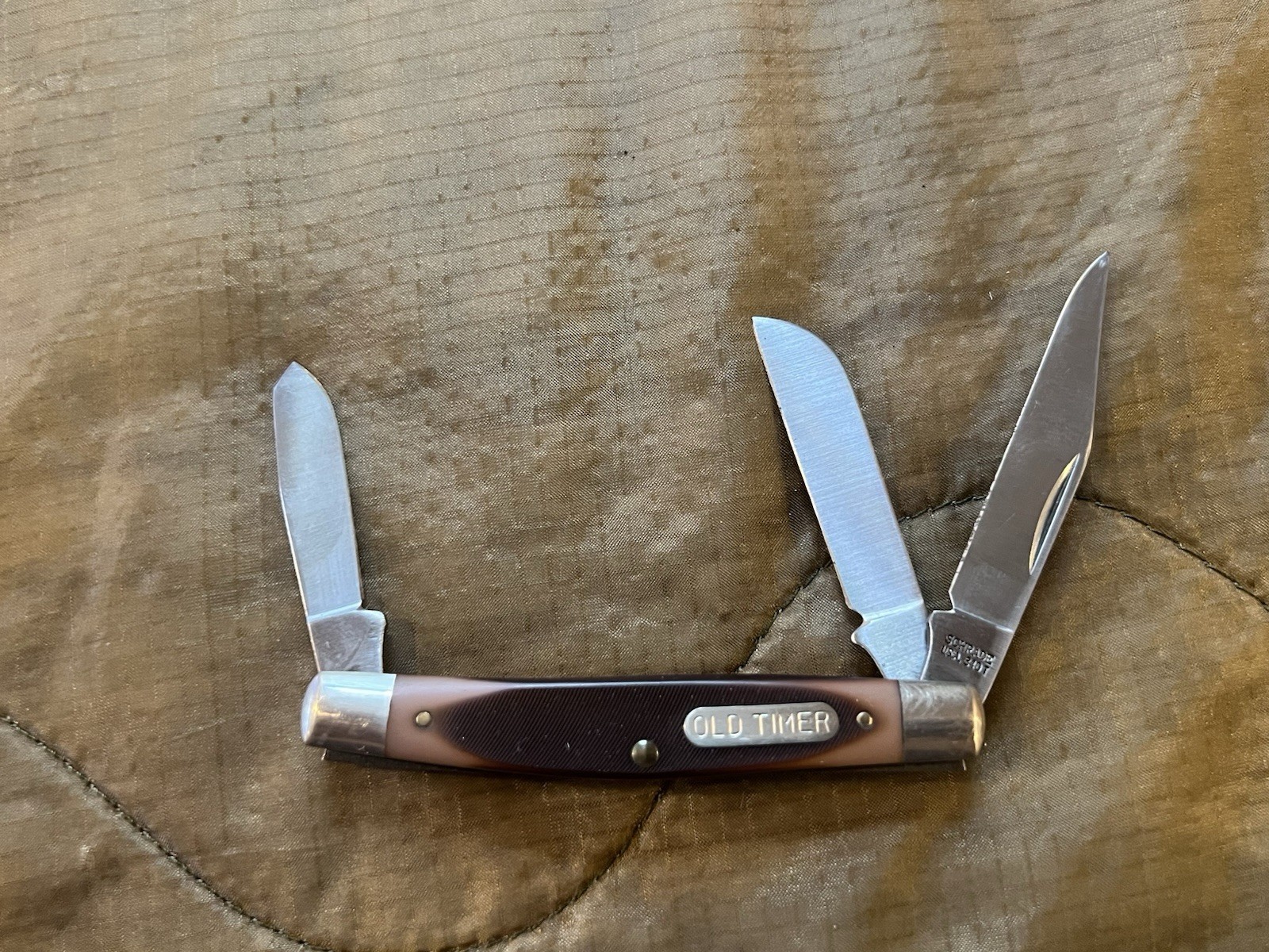 Vintage Snap-on HS50 Hand saw Set – old logo Orange – Schrade Old Timer 340 T