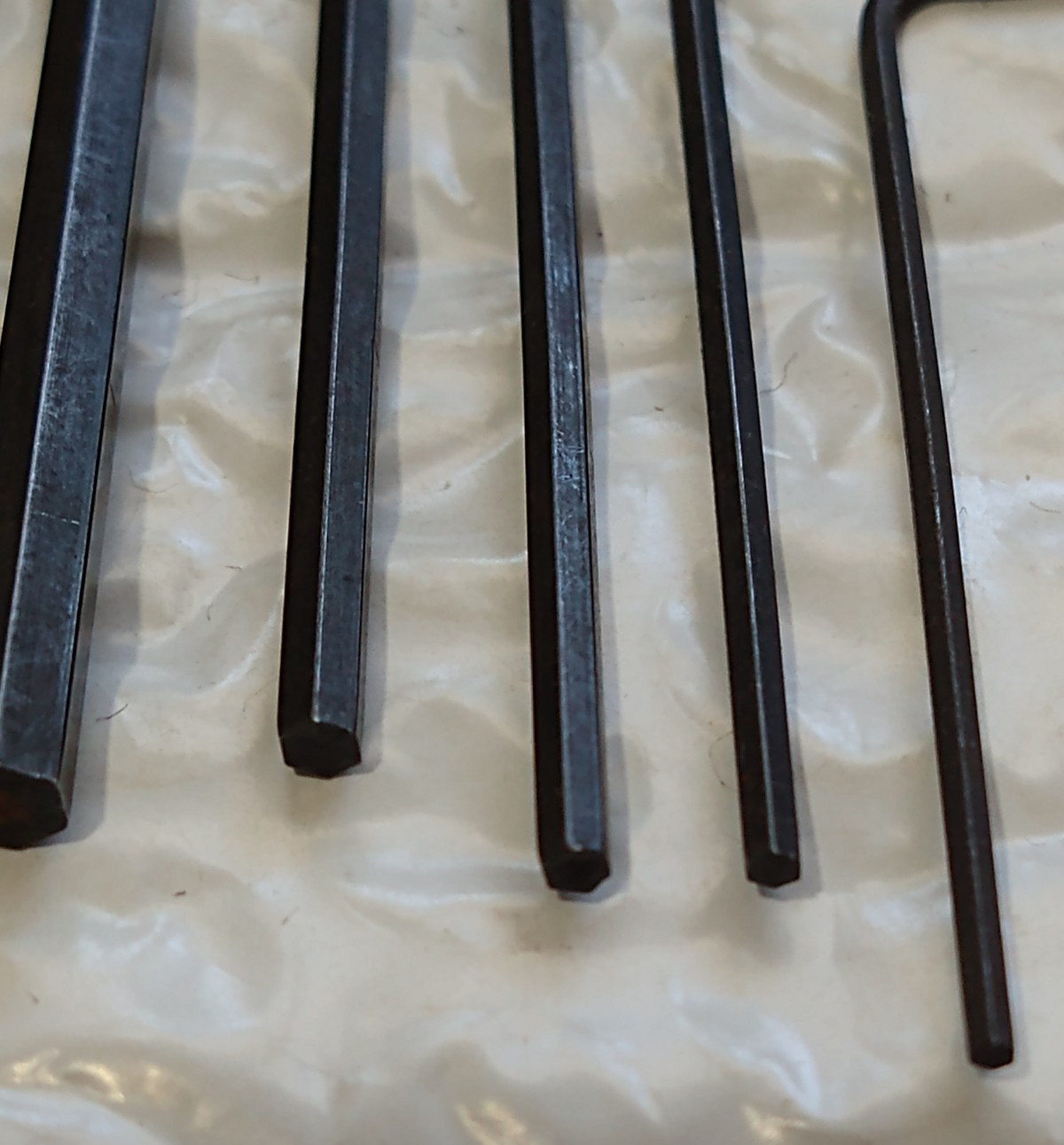 SEARS/CRAFTSMAN TOOLS 946802, ALLEN/HEX KEY SET, 9 PIECES.