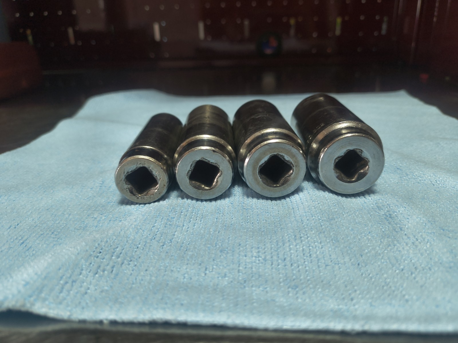 Matco Tools 3/8″ Drive Deep Chrome Opti-Torque 12-Point SAE Socket 4-Piece Lot
