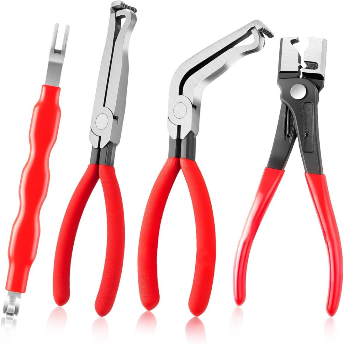 4Pc Electrical Disconnect Pliers For Car Connector Separator Automotive Tool=*-