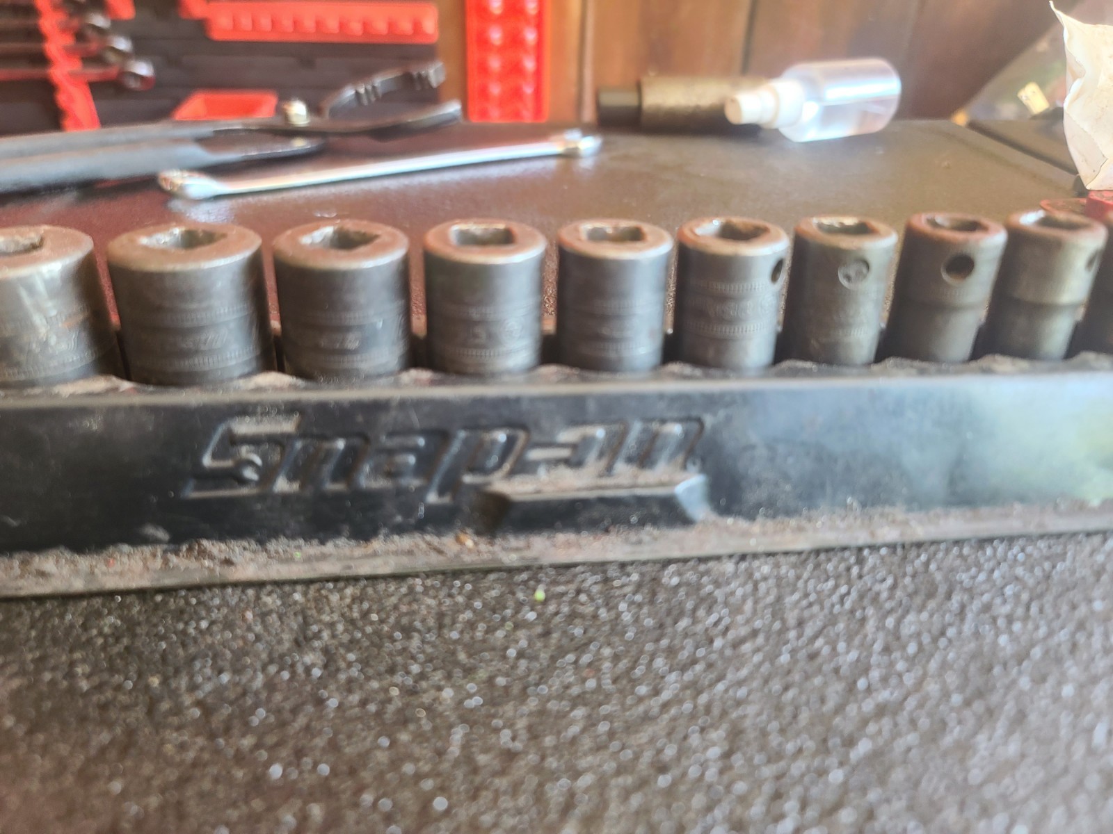 Snap On 12pc Metric Semi Deep Impact Socket Set 8-19mm