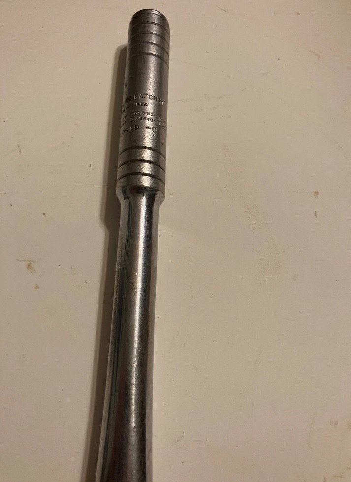 1940 Blackhawk 49997, 1/2» Drive, Free Wheeling Push Button Ratchet, USA