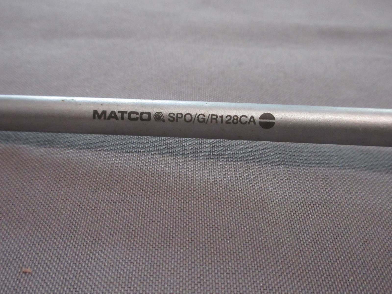 Matco Tools SPO/G/R128CA 8″ x 3/8″ Flat Head Slotted Screwdriver Orange NOS