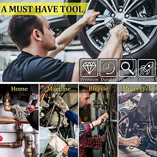 5PCS Lug Nut Extractor Set, 1/2-Inch Drive Wheel Lock Removal Kit, 17-22mm