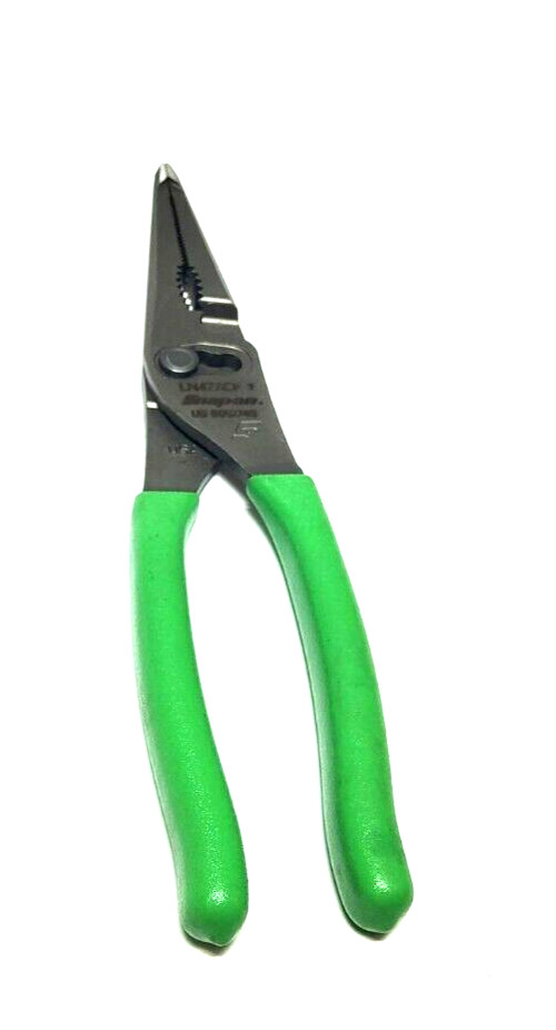 NEW Snap-on™ LN47ACF LN47ACFG Green 9 3/4″ Talon Grip Long Nose SlipJoint Pliers
