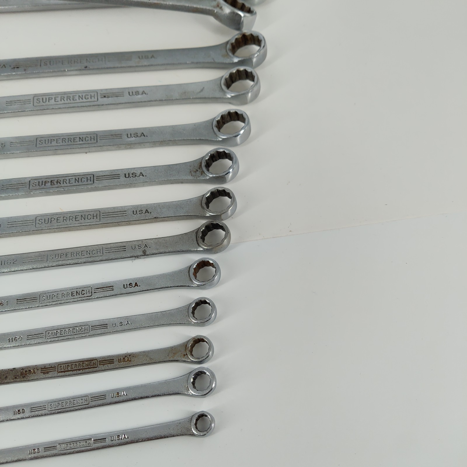 16X Williams Tool USA Combination Wrench Set SAE Superwrench WMS 1/4” To 1 1/4”