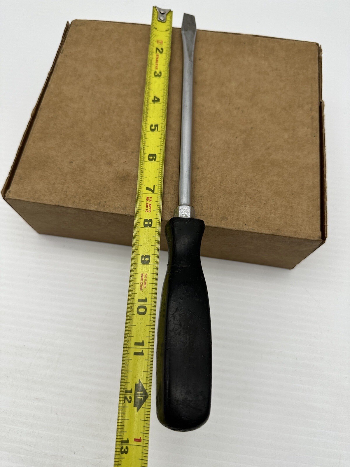 SNAP ON SSD8 FLAT TIP STRAGHT BLADE BLACK HANDLE SCREWDRIVER UNDERLINE SSD 12.5”