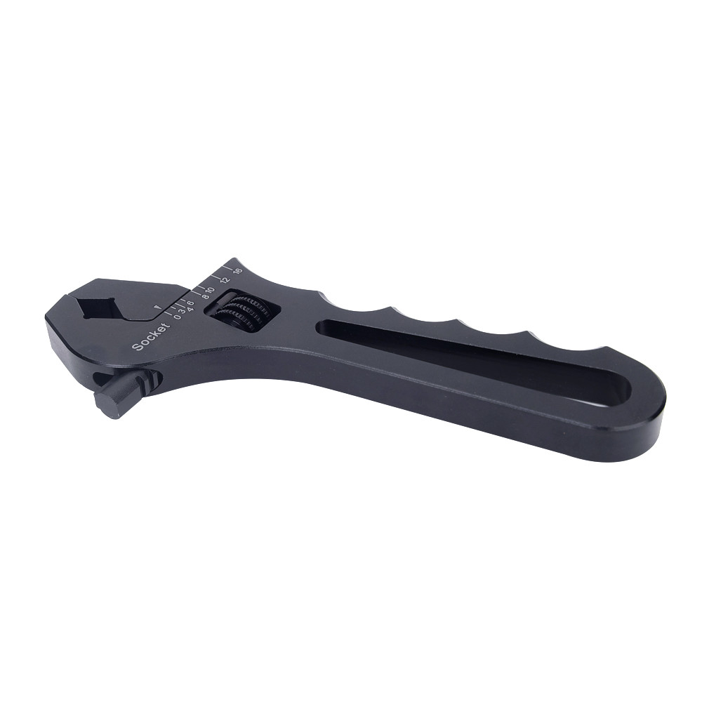 3AN – 16AN Adjustable Socket Wrench Hose Fitting Hand Tools Aluminum Black Color