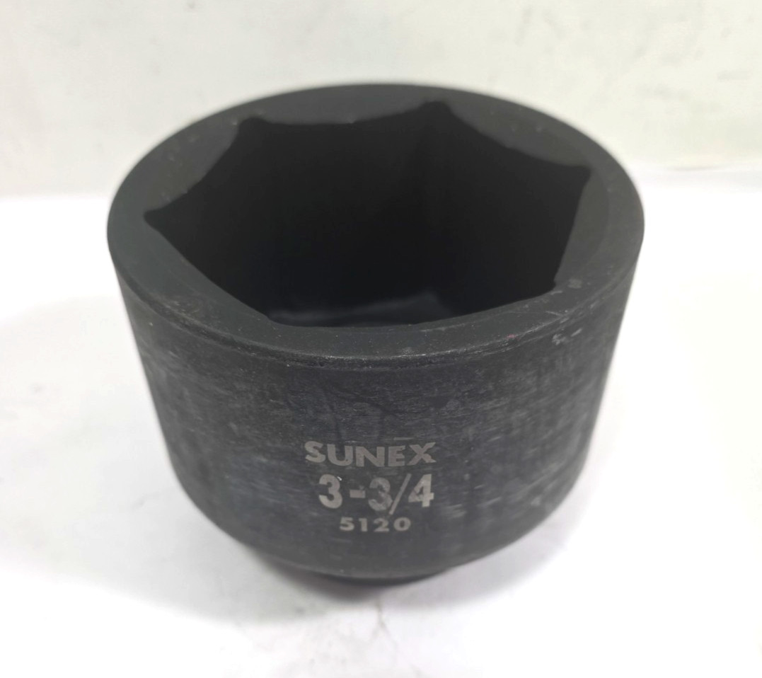 3-3/4″ – Sunex Tools 5120 1″ Drive Standard 6 Point Impact Socket