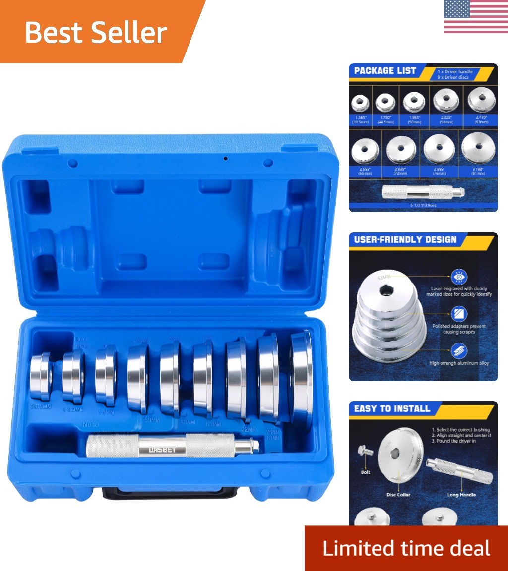 Corrosion-Resistant Aluminum Bearing Press Kit for Professional Installations