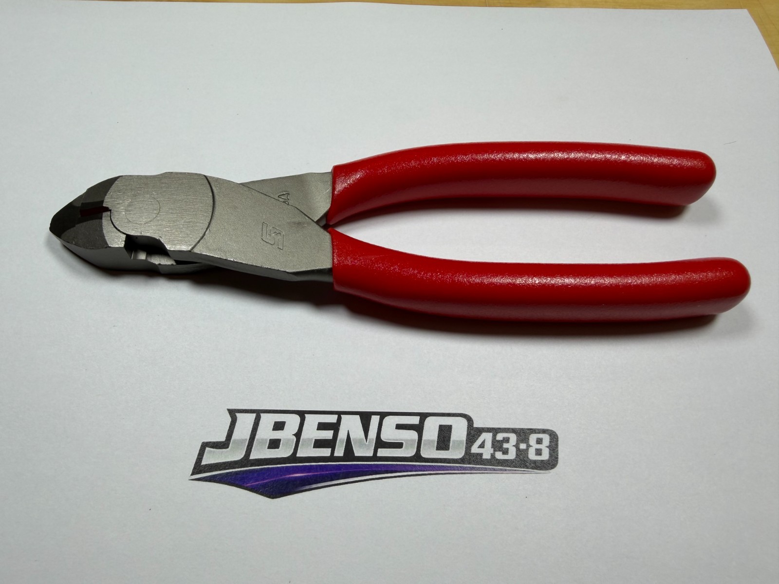 Snap-on Tools USA NEW RED Soft Grip 8″ Flush Cutter w/ Hard Wire Feature CC87ACF