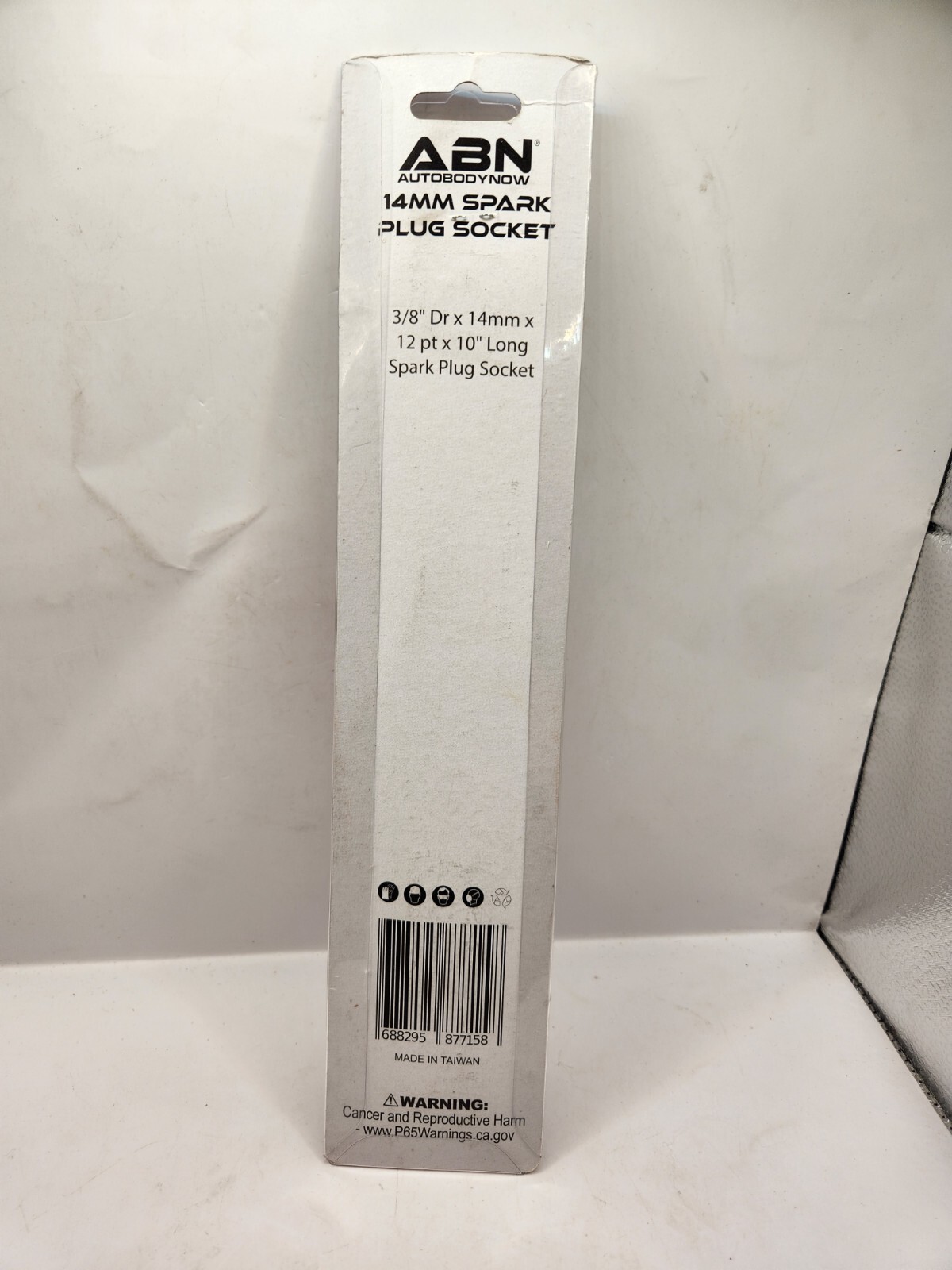 ABN Spark Plug Puller Remover Socket 3/8” Inch Drive 14mm 12 Point 10” Length