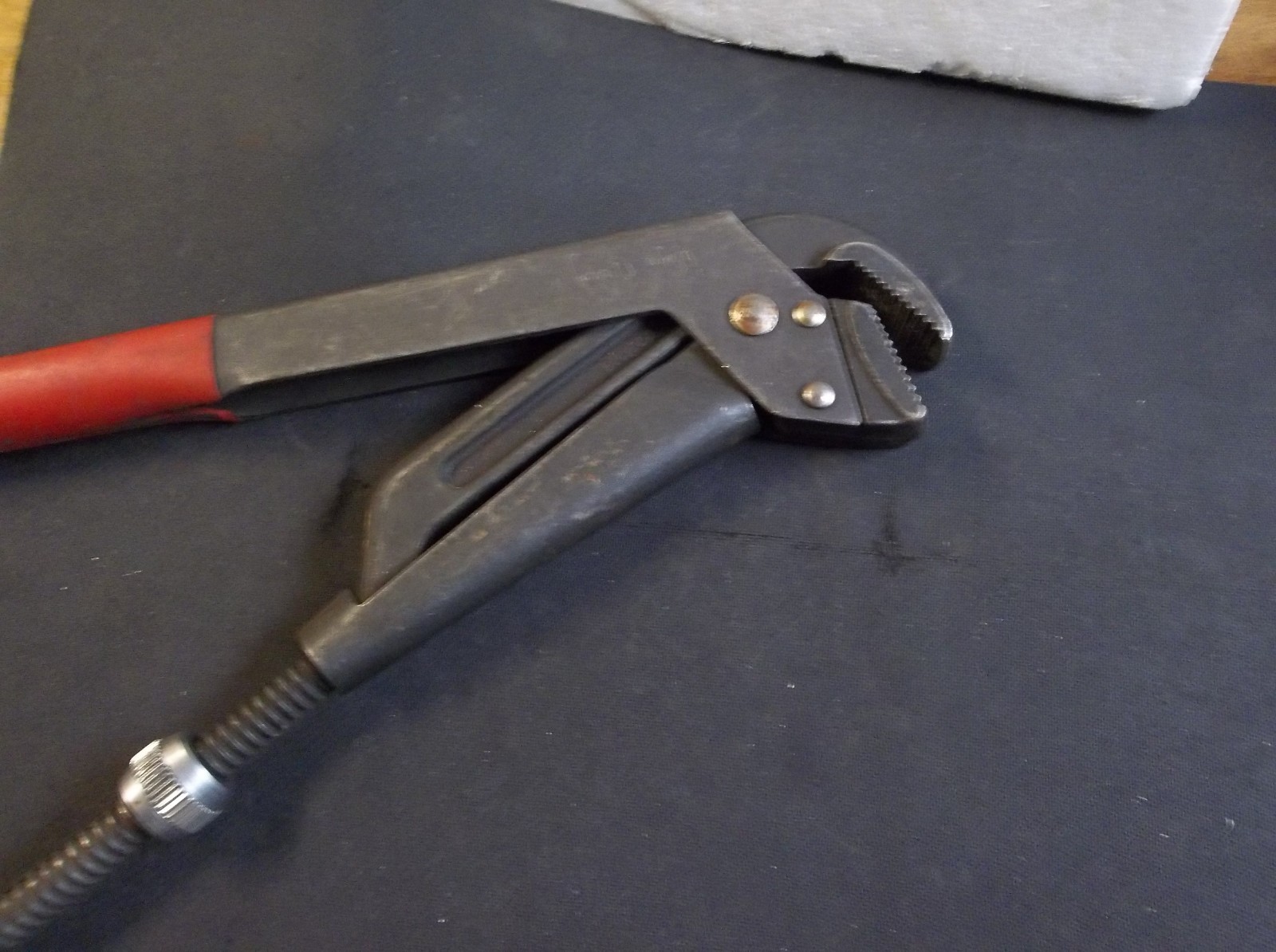 SNAP ON PWZ3A SOFT GRIP ADJUSTABLE PLIER WRENCH HEAVY DUTY 21.5″ LONG ARGENTINA