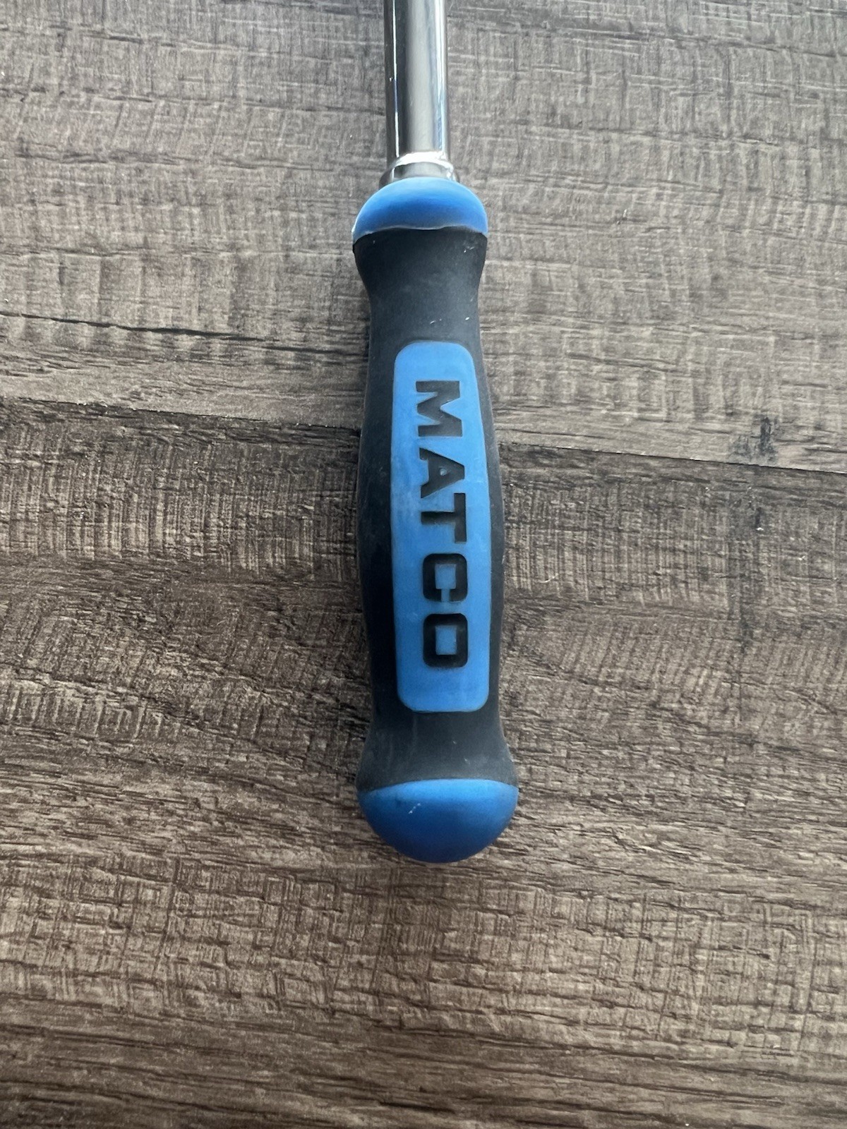 Matco Tools 1/4 Flex Head AFR98LFx Ratchet Tool Blue Handle 10.75 Inch Long /g