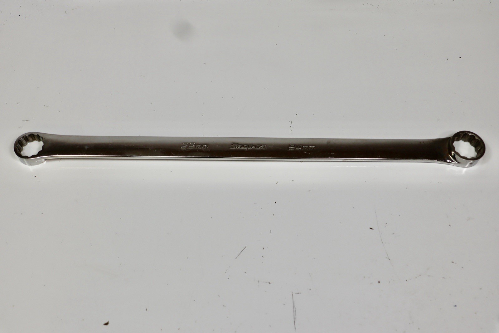 Snap-on XDHFM2224 Heavy Duty 0 Degree Box End Wrench, 22mm & 24mm, 17.5” Long