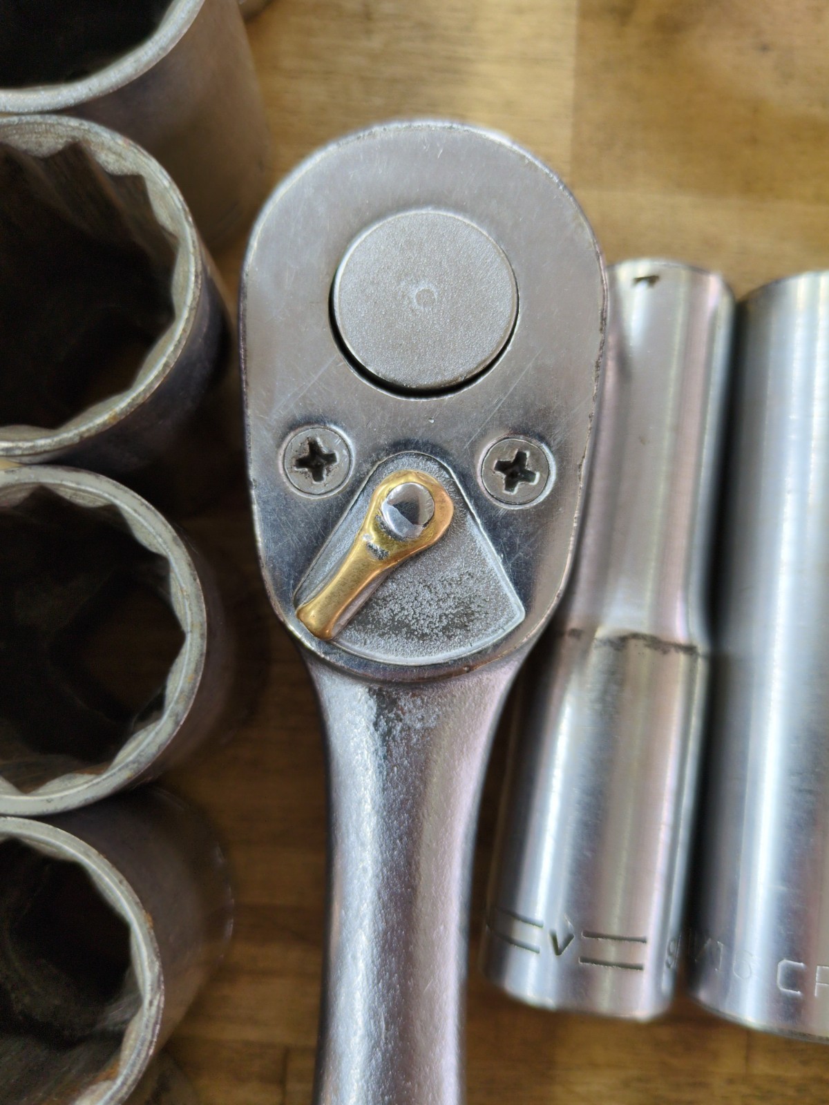 Craftsman Vintage =V= Series 23 Pc Ratchet Socket Set 1/2″ Drive 12 Pt USA