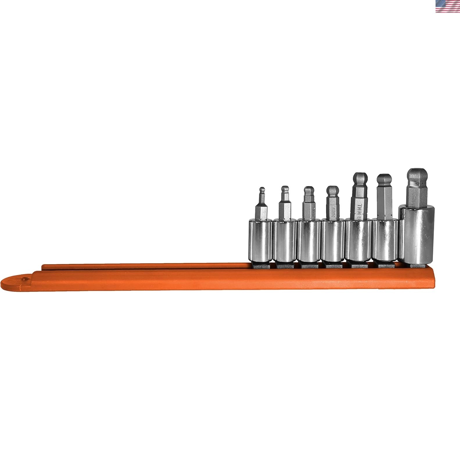 Professional Grade 7-Piece Metric Ball Hex Socket Set – Superior Chrome Finish