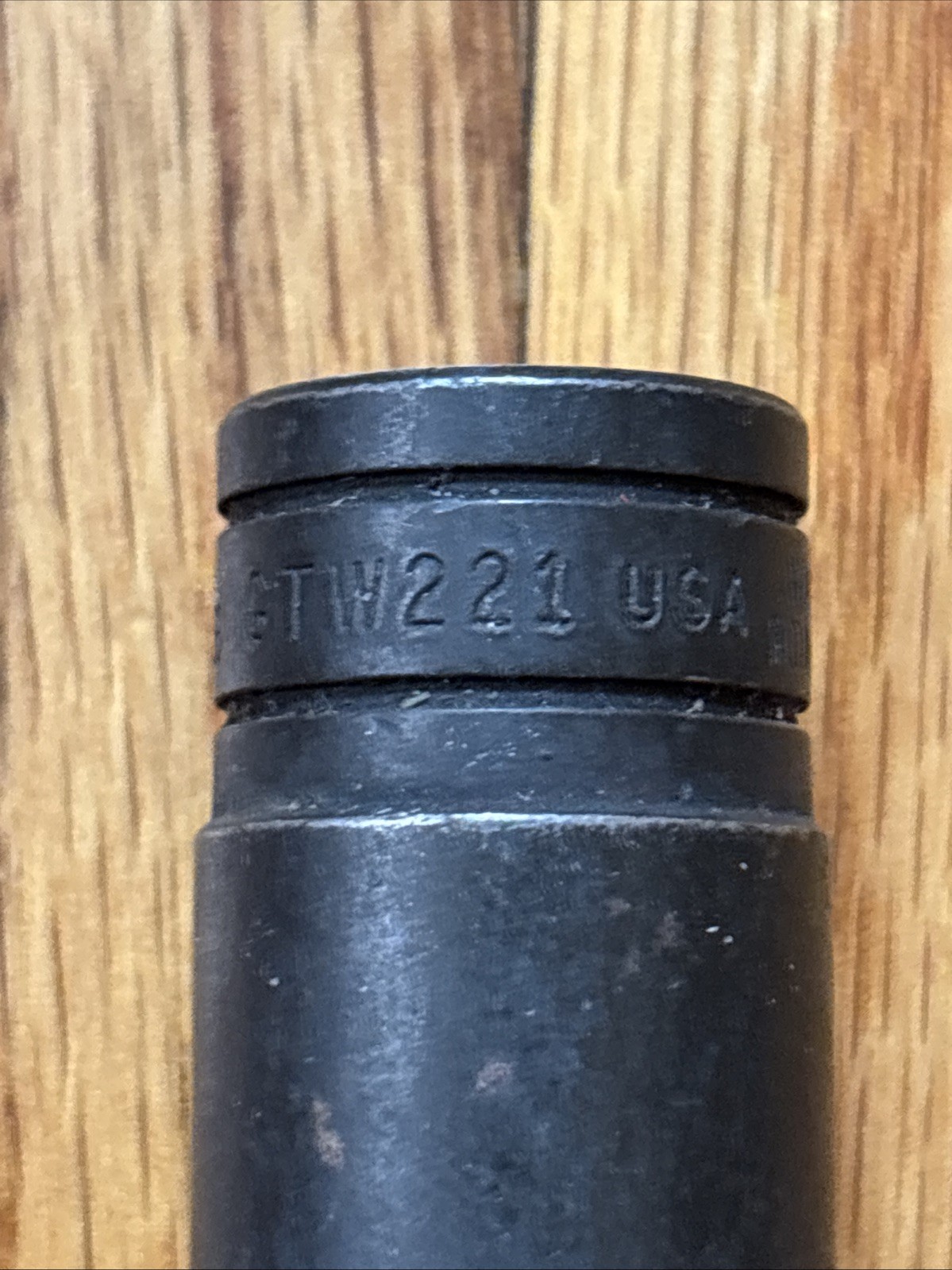 Snap-On GTW221, 1/2″ Dr. 11/16″ Socket, Shallow, 6Pt. *Black Industrial Finish*
