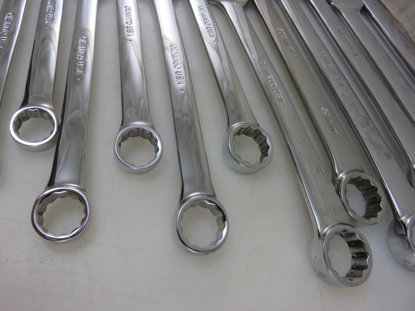 Snap-On METRIC OEXM Series Combination Wrench 18pc Set 8mm-24mm + 26mm
