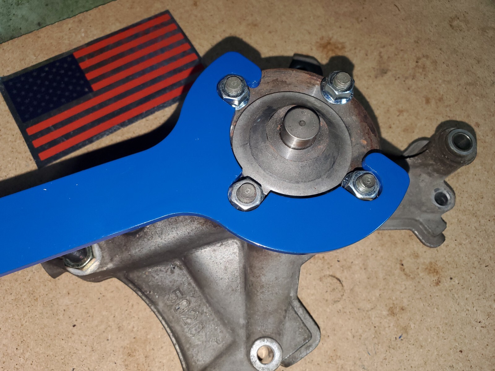 Fan Hub Holding Tool for Toyota V8 and V6. Water Pump and Timing Belt Service
