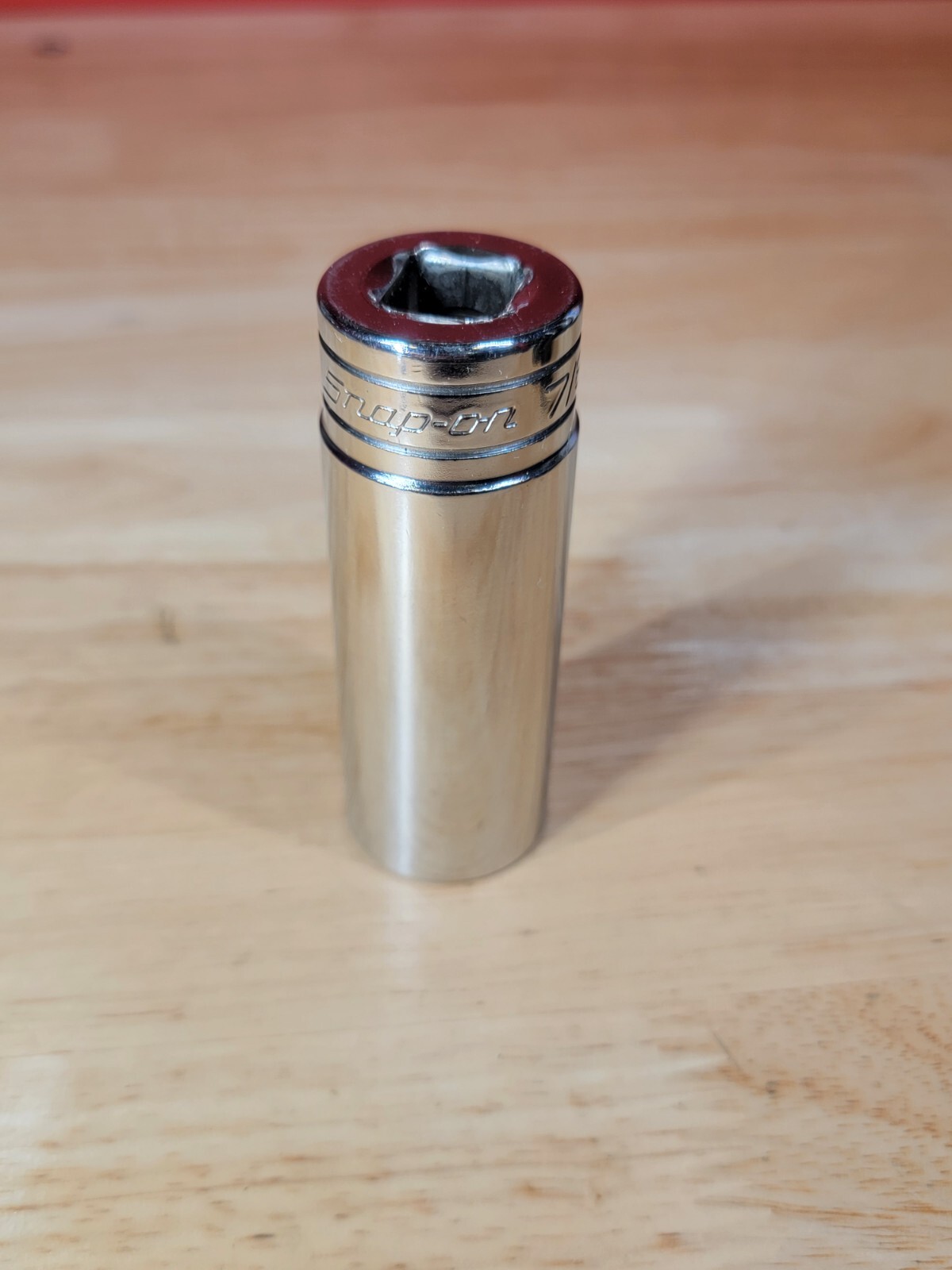 Snap-on Tools S281 7/8″ SAE 1/2″ Drive 12-Point Deep Chrome Socket