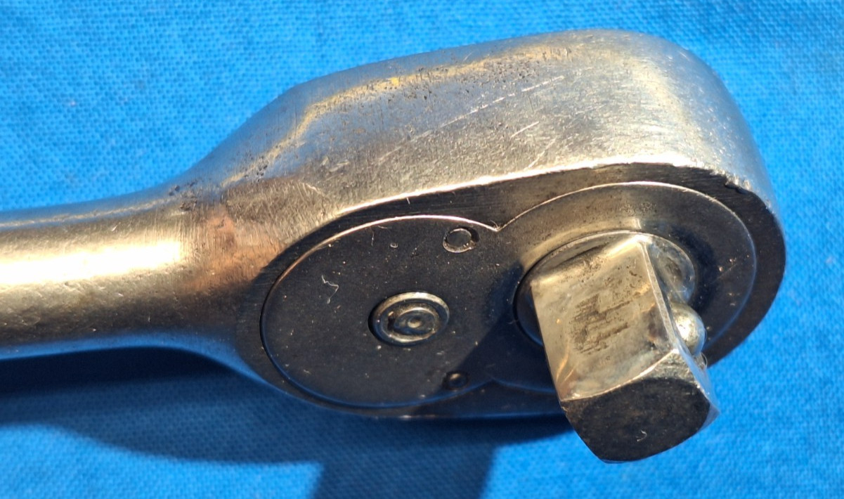 Old Logo Snap-On GF70S 7″ LONG Vintage 3/8″ drive ratchet industrial WORKING