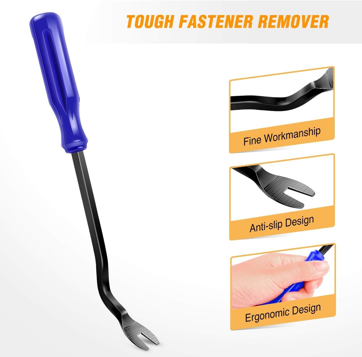 5PCS Auto Trim Removal Tool Kit No-Scratch Pry Tool Kit for Car Door Clip Pan…