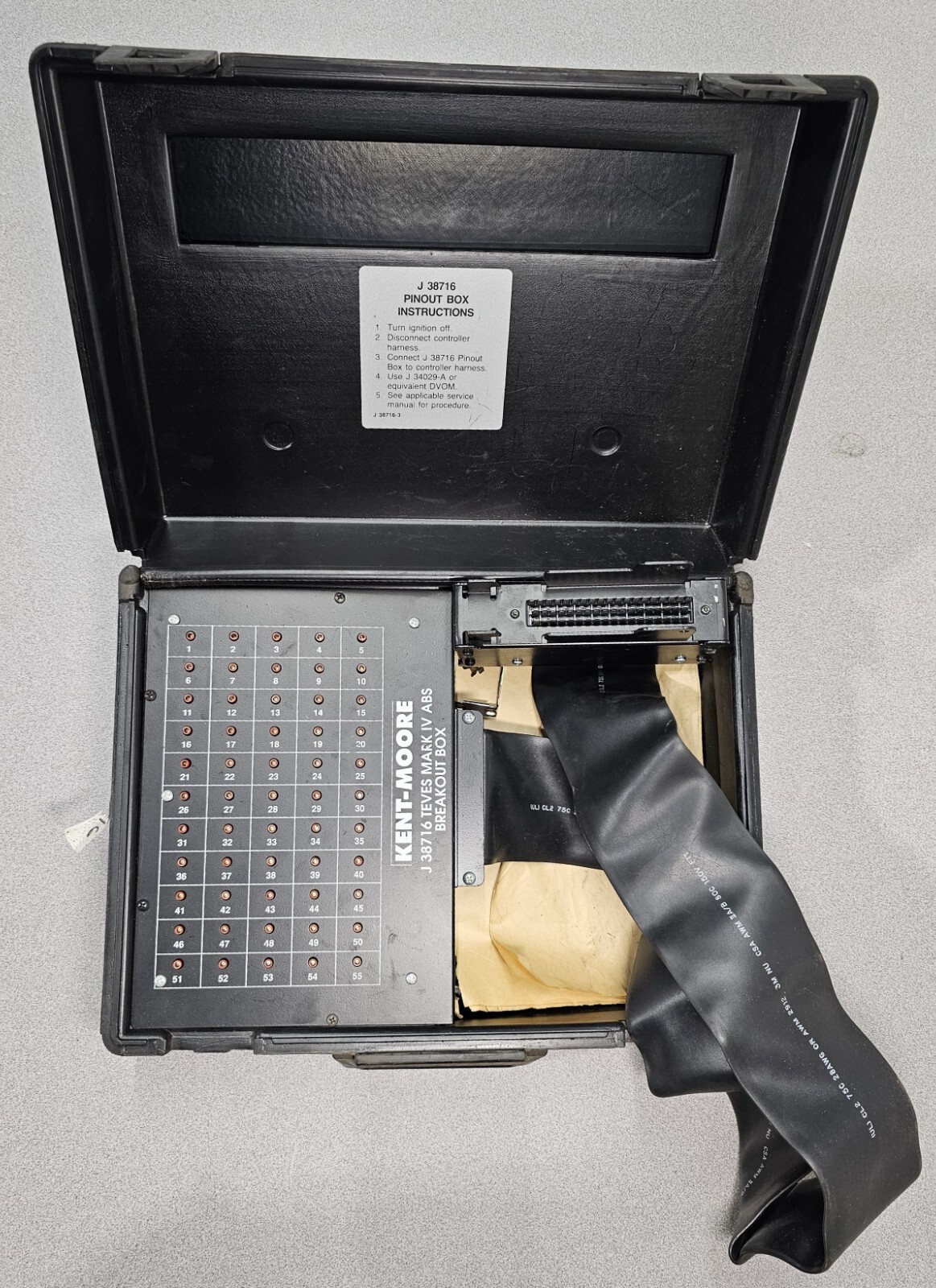 Used Kent-Moore Teves Mark IV ABS Breakout Box J-38716