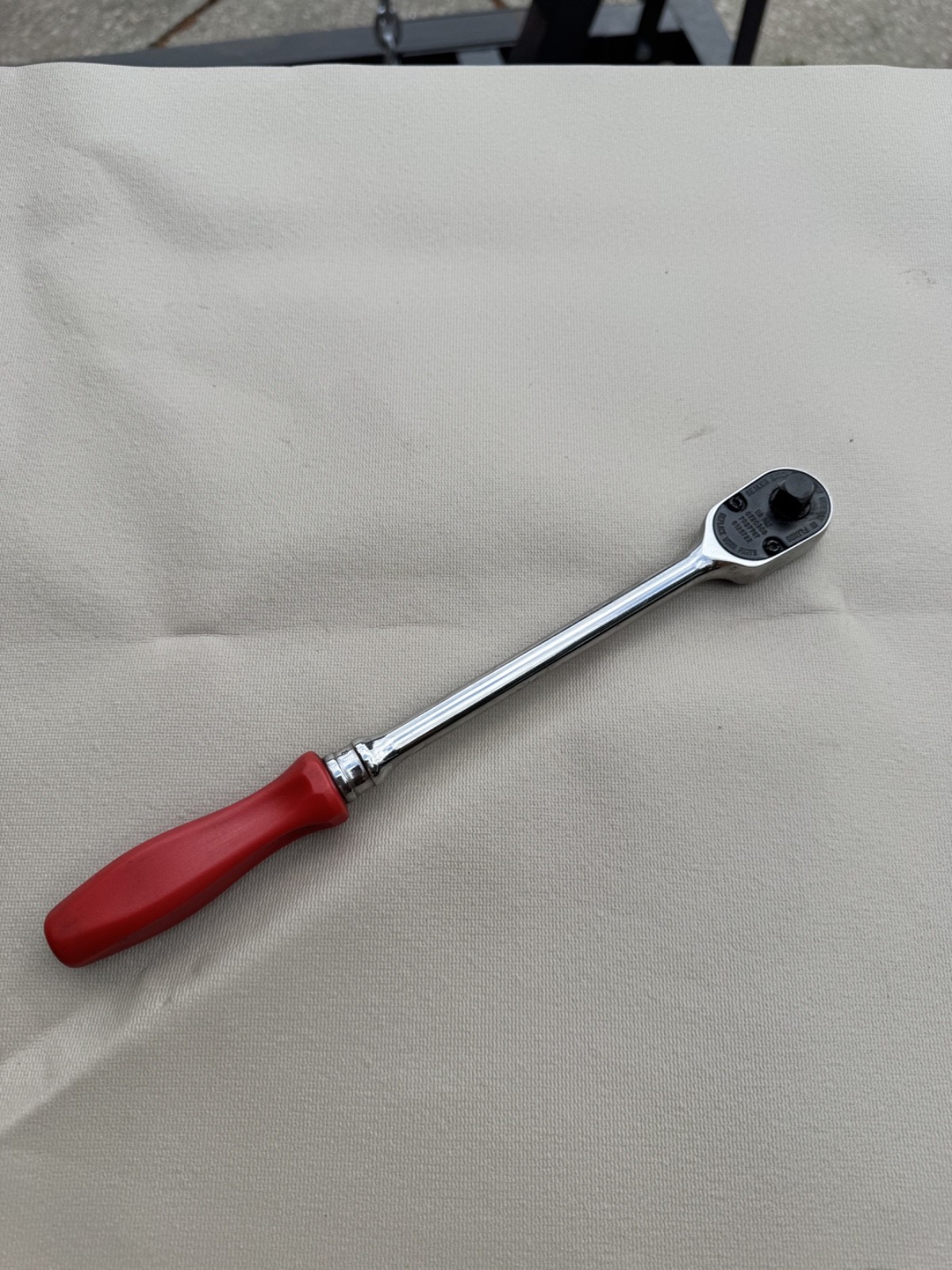 Snap-on Ratchet FHLD80 3/8″ Drive Long Handle Red Hard Handle 80-Tooth