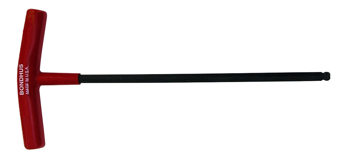 5mm Hex Ball End T-Handle Wrench 9.7″ Long Bondhus® USA #13164