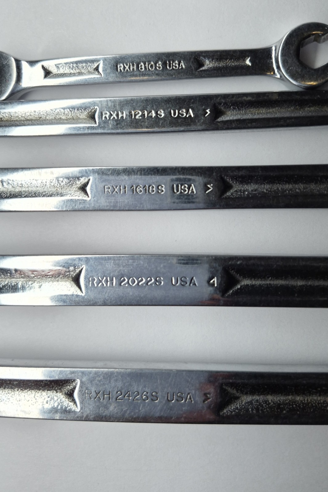 Snap-On Standard Double End Flare/ Line Wrench Set of 5