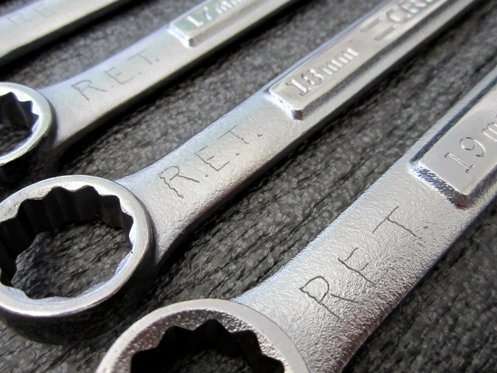 Vintage Craftsman 15pc Metric Combination Wrench Set 9mm to 25mm Made in USA