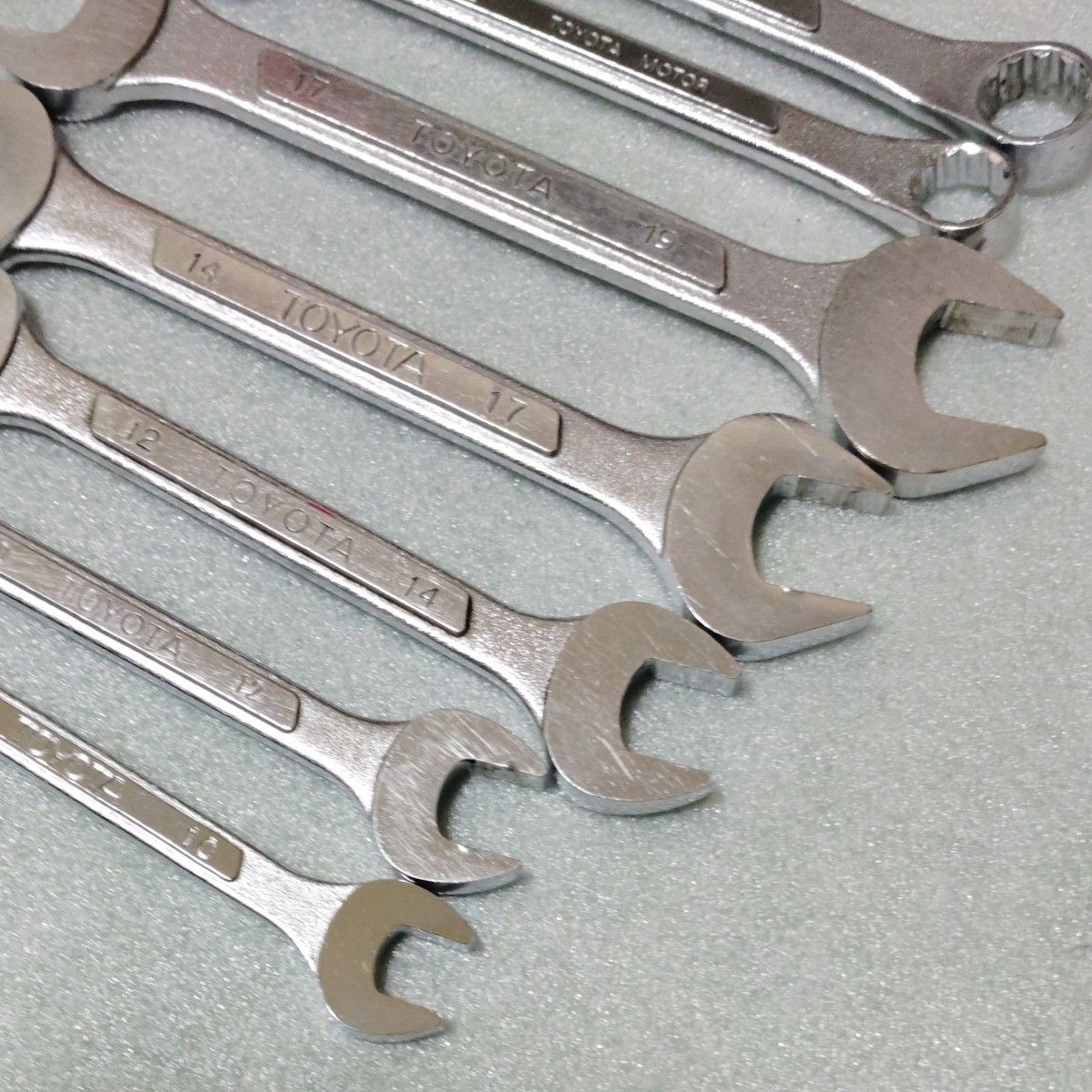 KTC TOYOTA Vintage Combination Wrench Set Double Open End OEM Used
